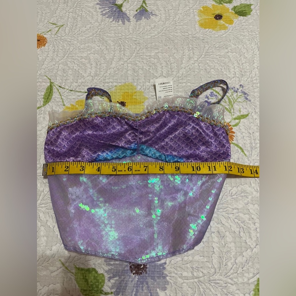 (22) Purple and Blue Sequin Mermaid Top - Picture 11 of 16